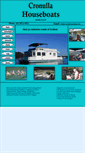 Mobile Screenshot of cronullahouseboats.com